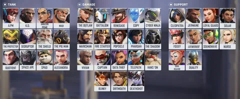 If Overwatch Heroes had generically bad Hero Shooter names.