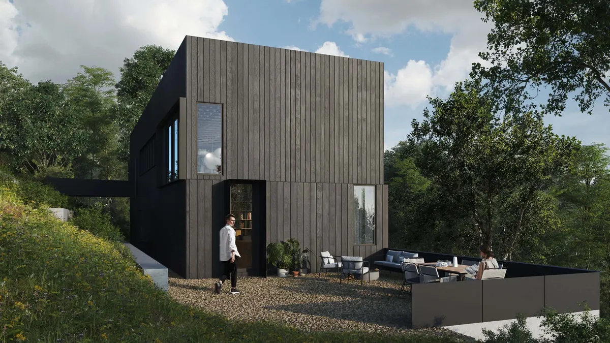 Could someone please explain the appeal of these horrible black box houses that somehow have become a staple of modern architecture?