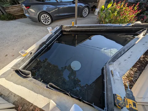 "I should make a bigger place for the Koi..." 