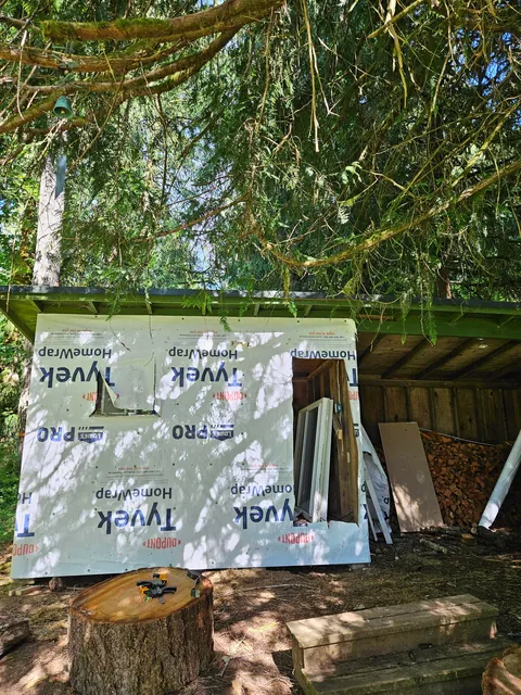 Proud completion of chicken coop to office conversion