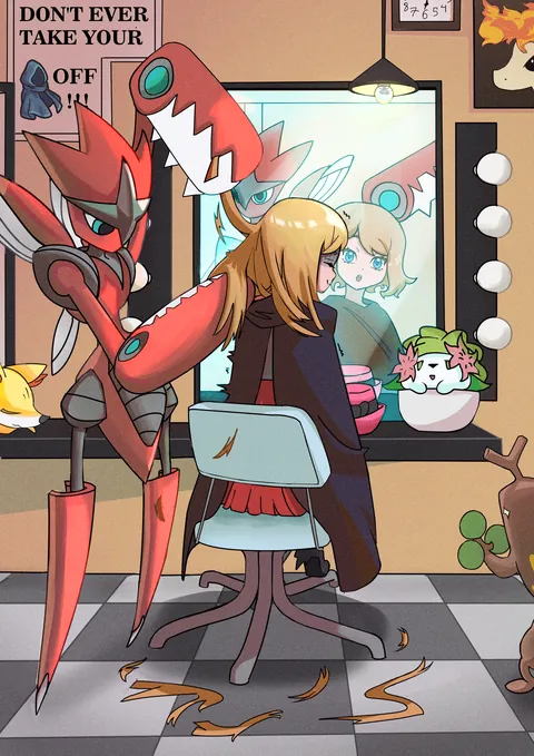 The clippers weren’t sharp enough… so I gave her Mega Scizor instead.