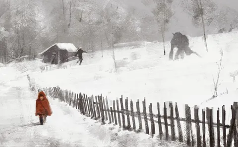 Big Bad Wolf by Jakub Rozalski (Digital, 2015)