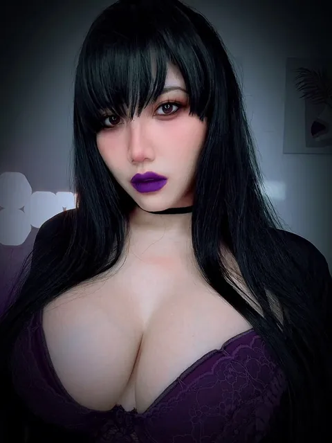 Ready to suck my huge goth tits?