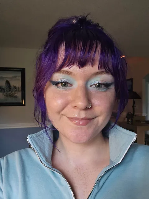 Matching my makeup to my sweater