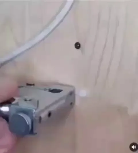 Organizing cords with a stapler and zip ties