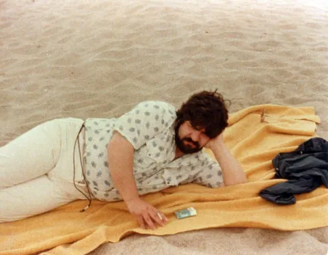 dad on his honeymoon in 1980