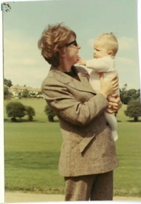 My Mum in the 50s/60s &amp; with me as a baby in the 70s
