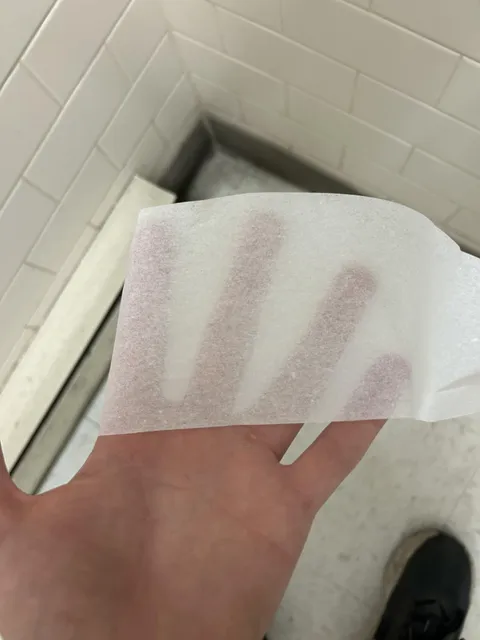 The toilet paper at my work