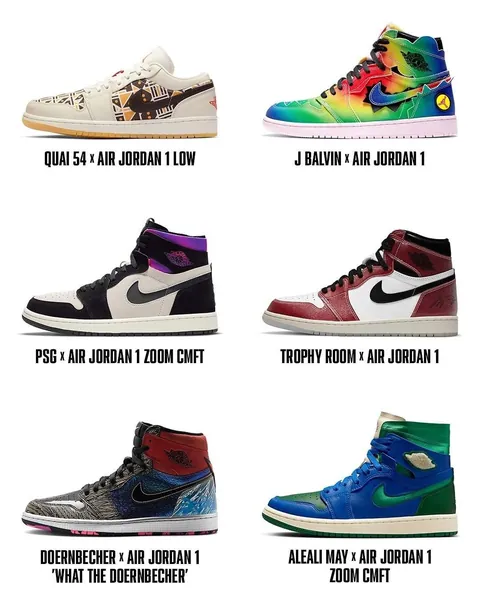 Every Air Jordan 1 collab in history