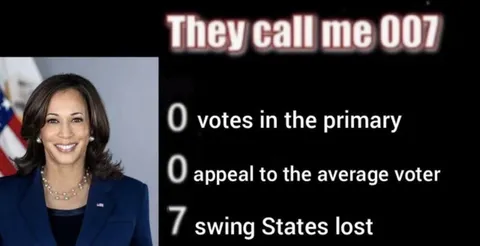 Harris. Kamala, Harris. 007