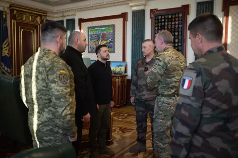 Meeting between Ukraine, United Kingdom and France.