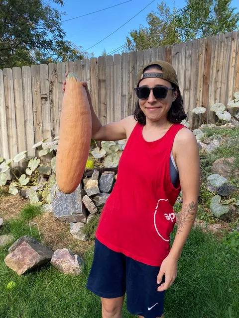 I want to start a movement of gardeners posing with their crops like men on tinder do with fish 