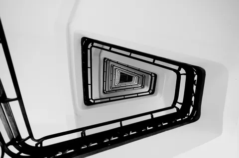 The stairs where I work in Bloomsbury, London