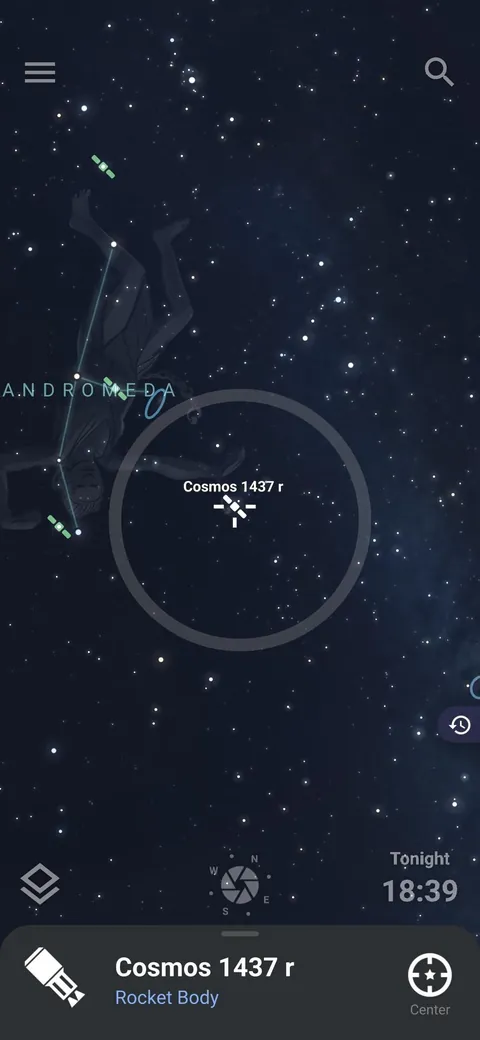 Somehow, I spotted a rocket booster from 1983 with the naked eye today.