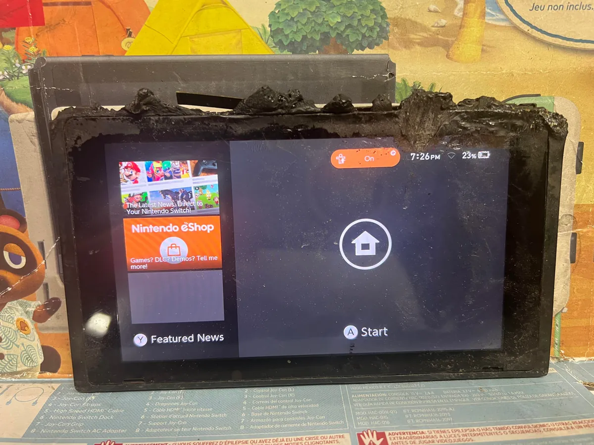 I can’t believe it’s still working after the fire!