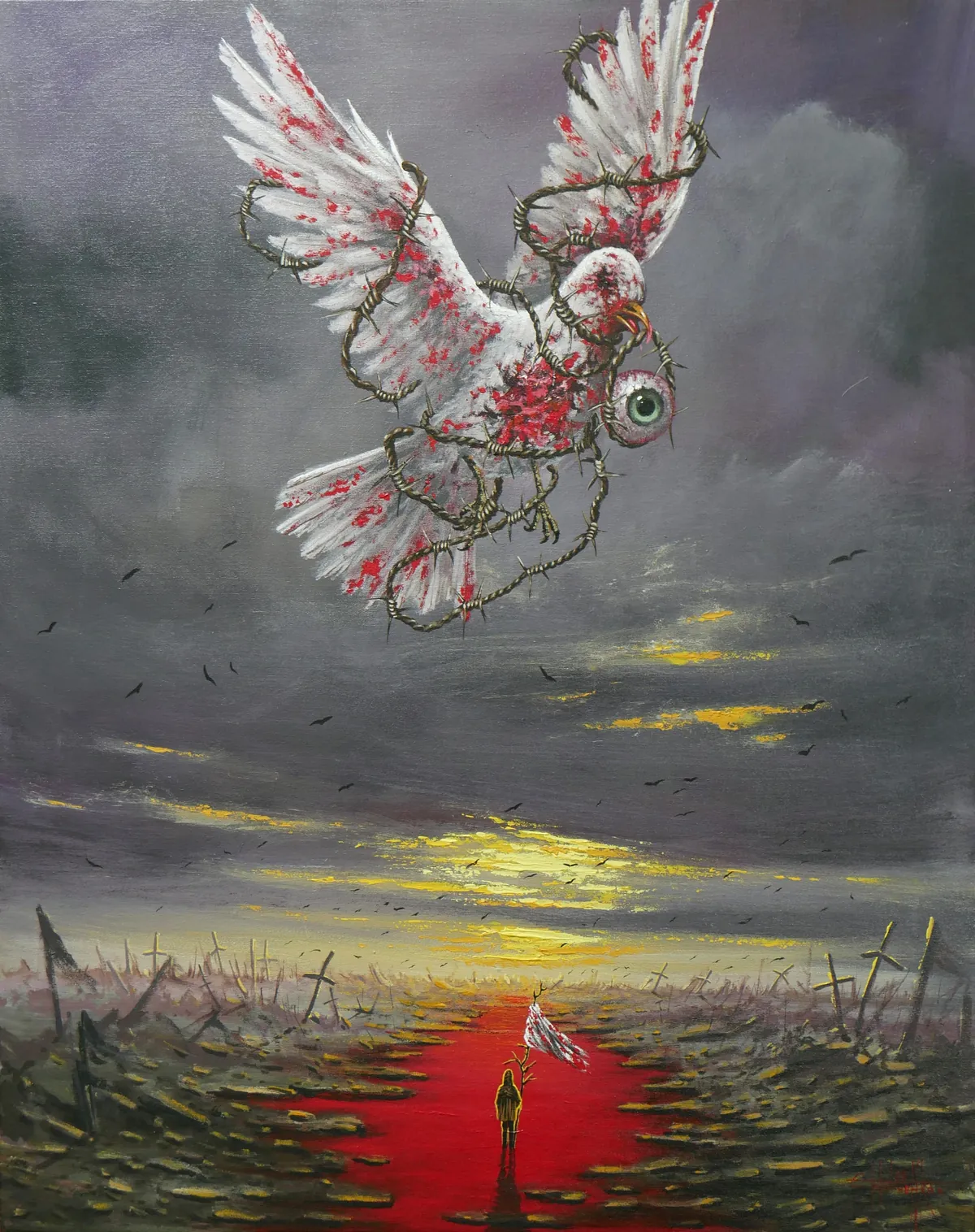 Hello friend. How do you think about my new painting?