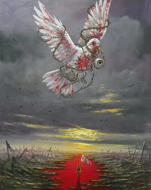 Hello friend. How do you think about my new painting?