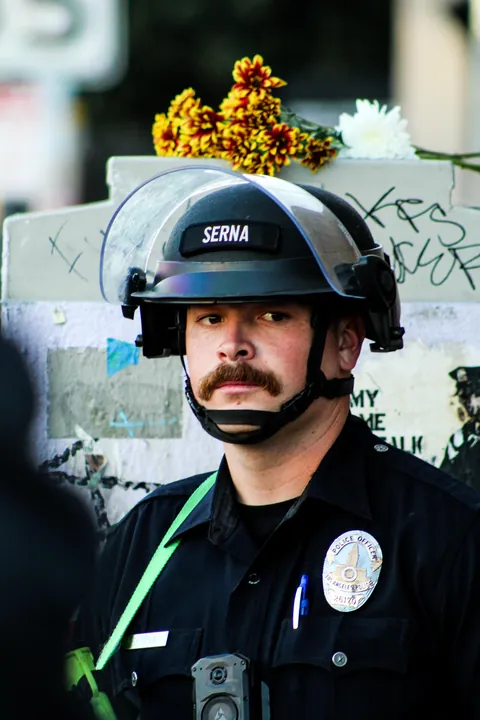 Scenes from No Kings 2.0 in Downtown Los Angeles, October 18, 2025 [OC]