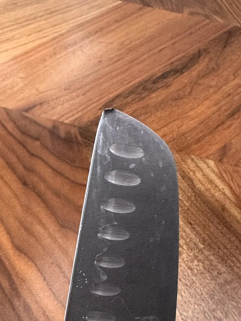 When visiting family decides to use your hand sharpened knife of 10+ years as an opener