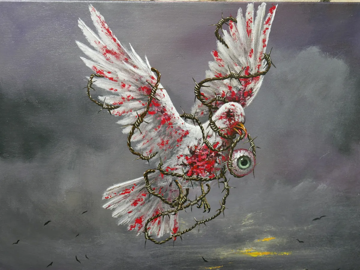 Hello friend. How do you think about my new painting?