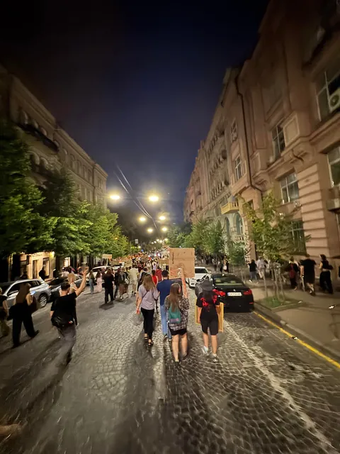Fourth day of protests in Kyiv, Ukraine