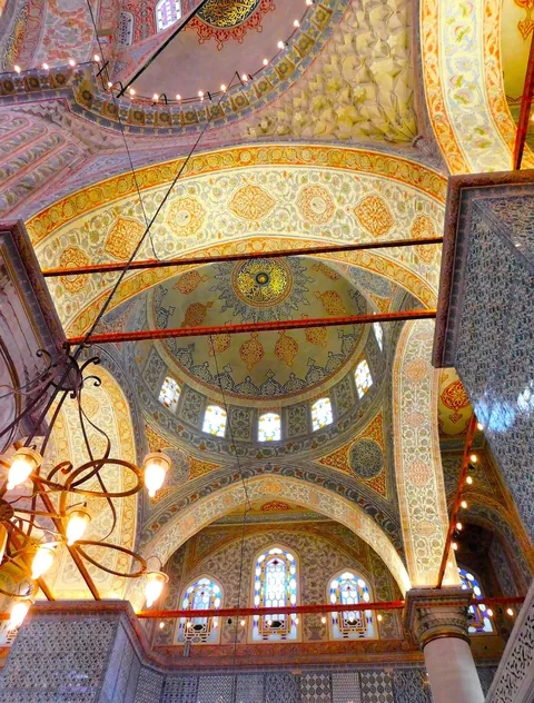 Blue Mosque in Istanbul, Turkey (17th cen.) [OC]