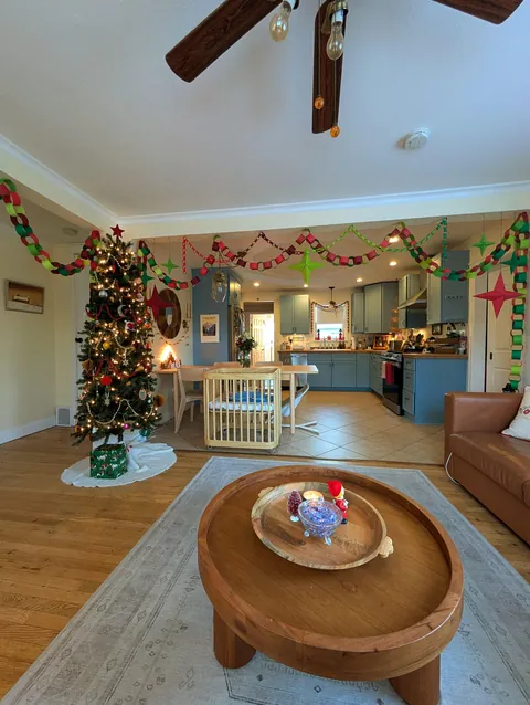 Maternity Leave = Lots of time on the couch = Paper chains! Merry Christmas.