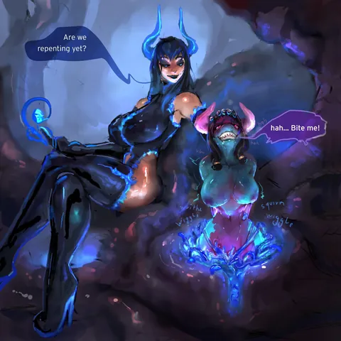 Squel's Cursed Collar 2 (2/2). by (convolute) [F/F/M]