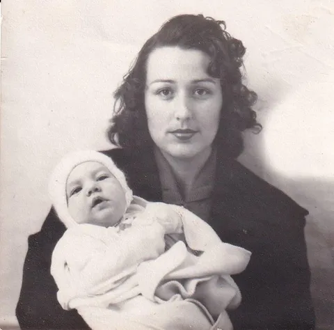 My mother’s first passport photo (Rota, Spain - 1963)