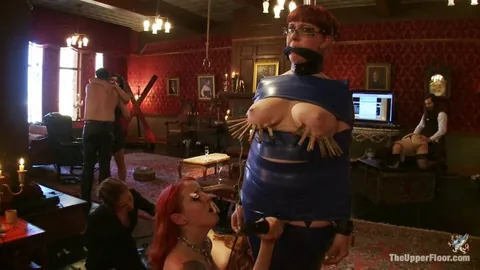 Nerine gives up her orgasm for someone else, then suffers while the other girl cums.