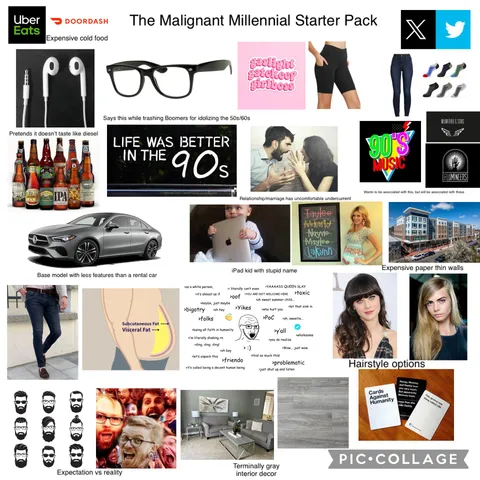 The Malignant Millennial Starter Pack