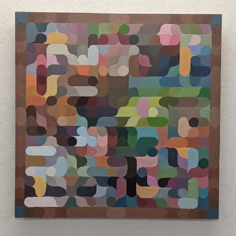 Untitled, me, acrylic paint, 2021