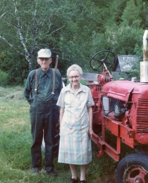 My grandparents, age 87.  Taken in 1981.
