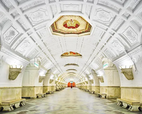Architecture of some Moscow metro stations