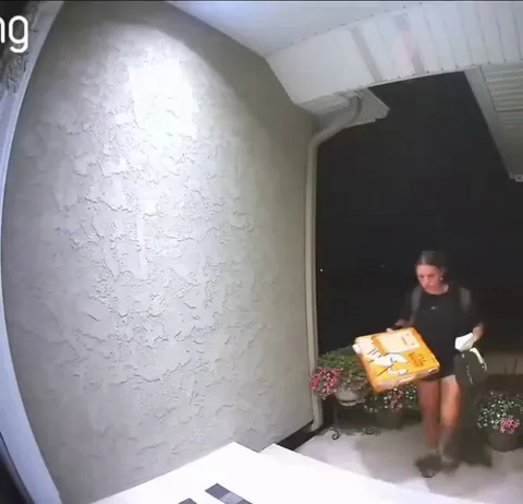 She couldn't enjoy her pizza after a long day.