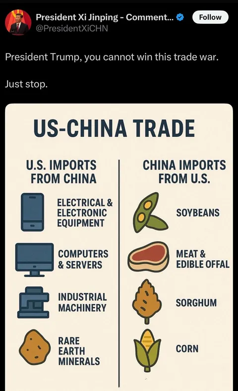 "Just stop." Like a mother scolding a child throwing a tantrum.