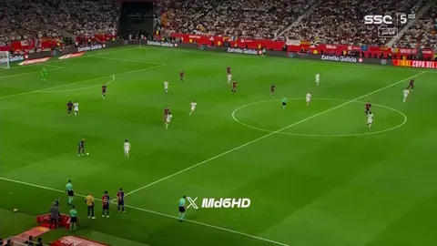 Alternate angle of Yamal's assist to Ferran Torres vs Real.Madrid