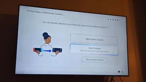 PSA: Looks like you need to do a system transfer during the initial set up or else you can't do it later.