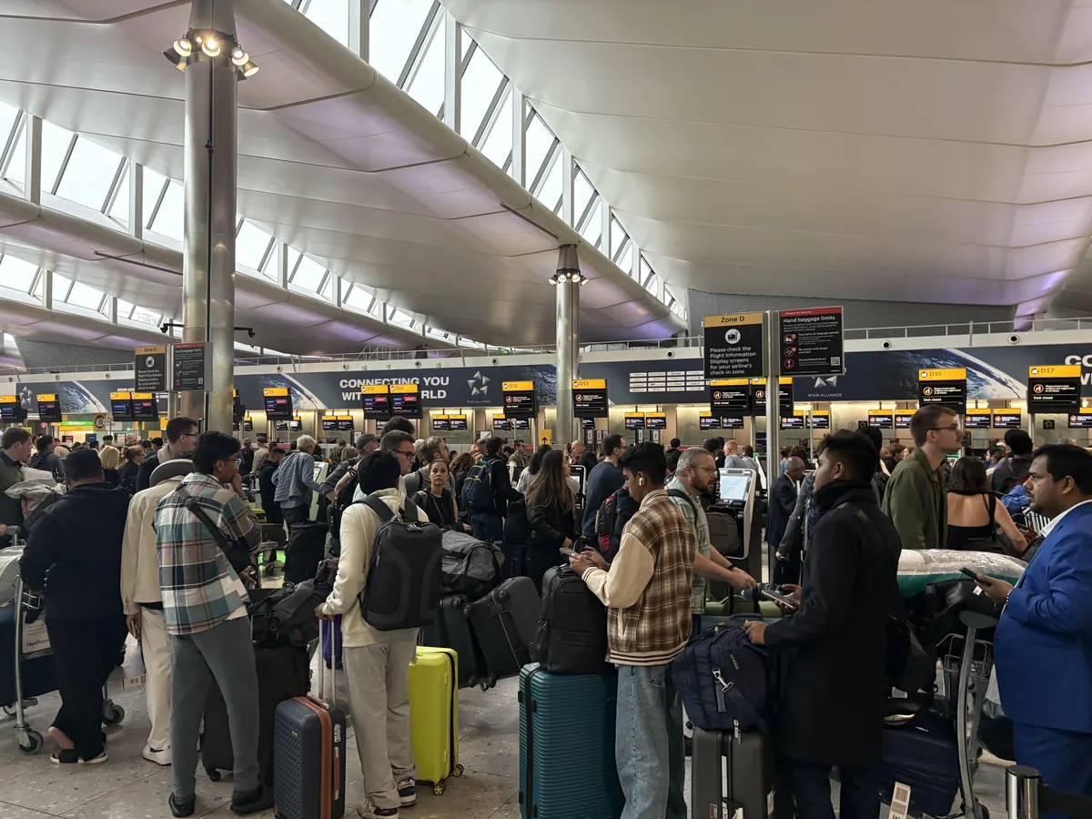 London Heathrow is a mad house