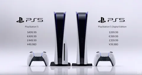 Confirmed: PlayStation 5 Disc $499 - PlayStation 5 Digital Edition $399