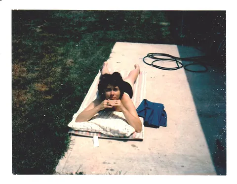 Pictures of my mom in 1965, a newlywed in her new house