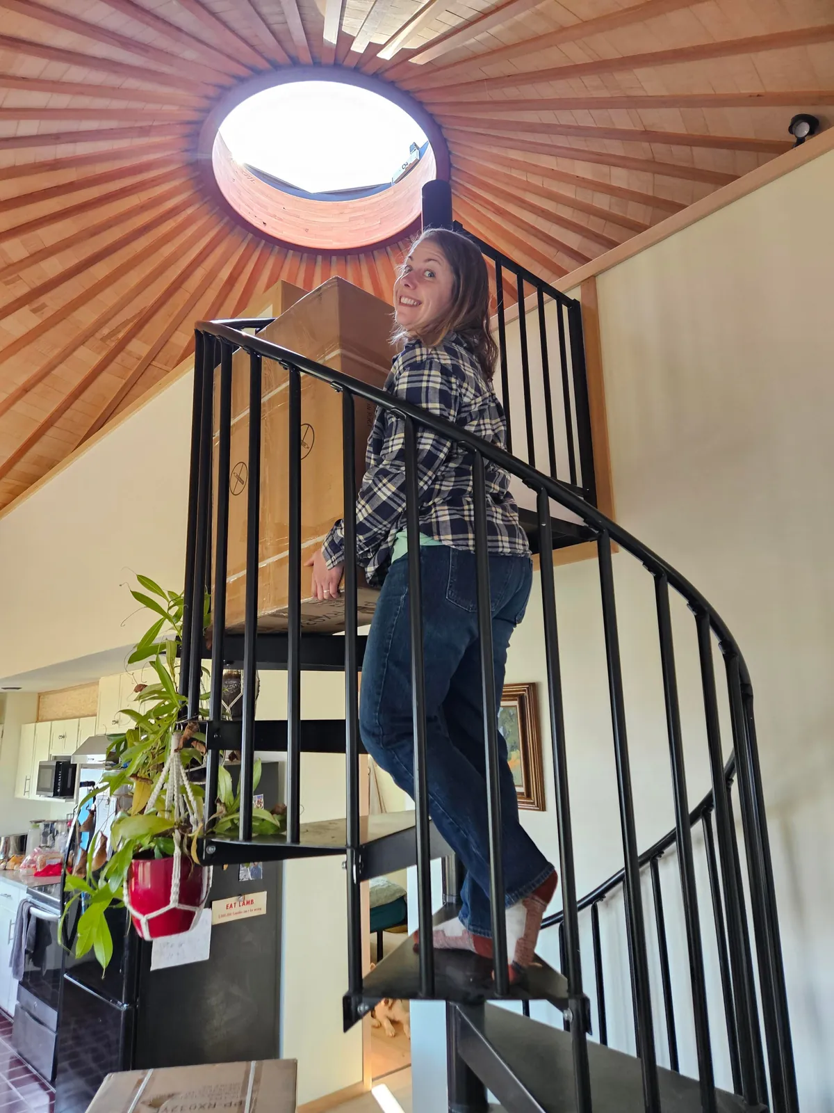 Spent several years building a complete 1300 sq ft roundhouse from top to bottom with my wife, including all framing, electrical, plumbing, HVAC, etc. By far the worst idea we've ever had, and so happy to be in it finally.