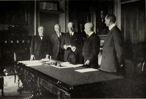 In 1917 Denmark sold the Virgin Islands to the United States 'in exchange for a guarantee that Greenland would remain Danish territory forever'.