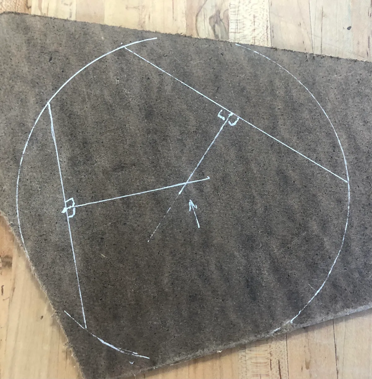 Find the exact center of a circle