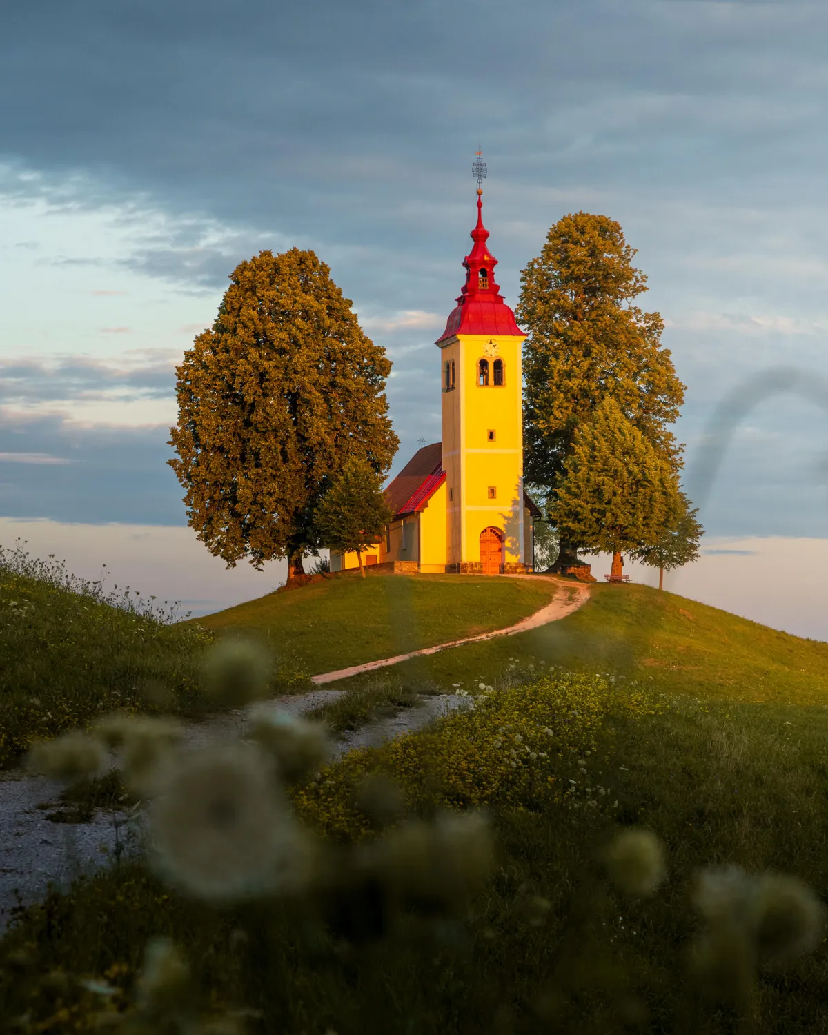 ITAP of church in sunset