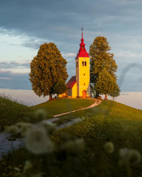ITAP of church in sunset