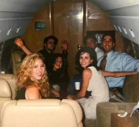 "Put your seatbelt on because this is your last shot at anonymity," said Friends director James Burrows to the the cast (Jennifer Aniston, Courteney Cox, Lisa Kudrow, Matt LeBlanc, Matthew Perry and David Schwimmer), knowing full well the show would be a massive hit, 1994
