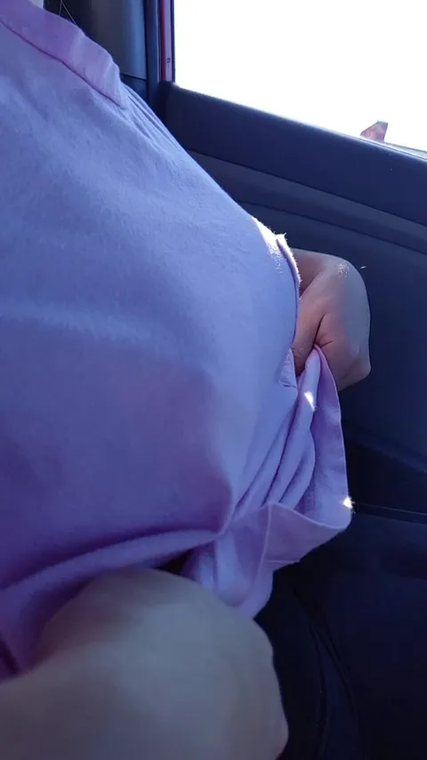 Driving while flashing is one of my favorite things to do