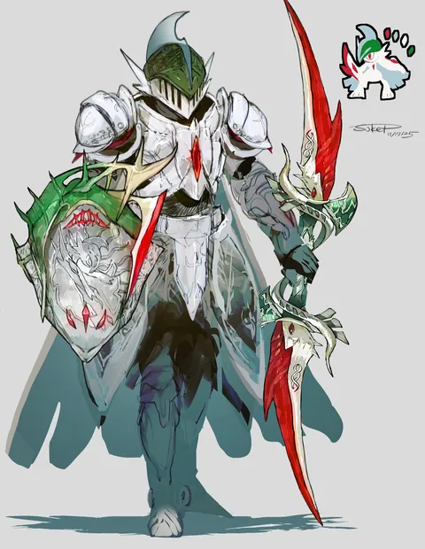 I designed some Pokémon Inspired Knights! Part 2 [OC]