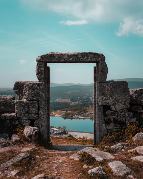 ITAP of an old door in the middle of the mountain
